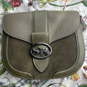 Authentic COACH Georgie Saddle Crossbody Bag NWOT